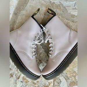Dr Martens Lace-Up Boots - Vintage Taupe